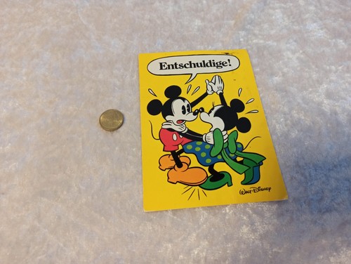 Vintage walt disney - vintage, postkarte