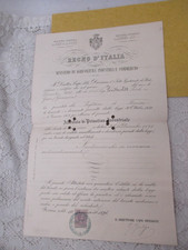 1896 Patent No. 40297/85 Richard Lüders   - REGNO D´ ITALIA  Direktor