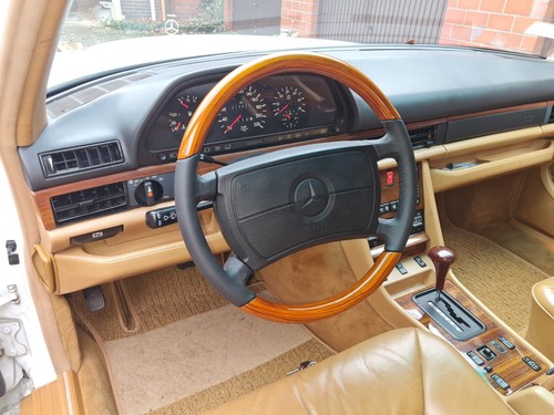 Mercedes holzlenkrad w107 - mercedes,