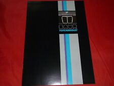 BMW 3er E21 Baur Topcabriolet TC1 Prospekt Brochure Depliant Folleto von 1979