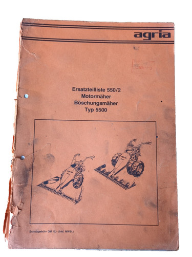 Agria 5500 motormäher - agria,