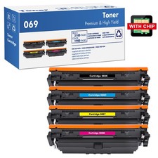 XXL Toner für Canon 069 i-SENSYS MF752Cdw MF754Cdw LBP673cdw MF756Cx [MIT CHIP]