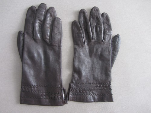 Damen lederhandschuhe dunkel