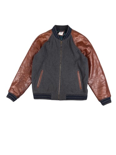 Gap leather wool varsity - gap,