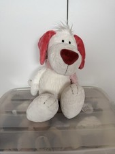 NICI HUND weiß LOVE  Herz rot