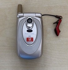 Panasonic EB-X60 Klapphandy/Foldphone in silbergrau Geprüft Händler Garantie