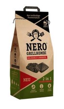 Nero 2 in 1 Grillkombi » Holzkohle & Briketts « 2,5 kg