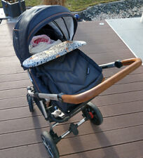 Kinderwagen Gesslein F4 grau mit Softtragetasche