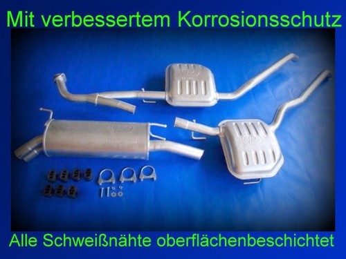 Abgasanlage auspuff - abgasanlage,