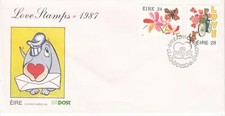 Irland fdc 1987 liebesmarken - 1987,