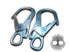 PETZL MGO 60 Hook Gerüsthaken DIN EN 362:2004/A 22 - 23kN ALU EDELSTAHL NP 55€