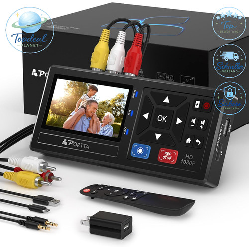 Vhs digitalisierer recorder - vhs,