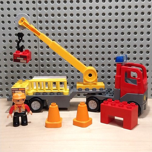 Lego duplo lkw tieflader - lego,