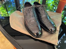 BRIONI Shoes Budapest Alligator / Crocodile Gr. 8 / 42