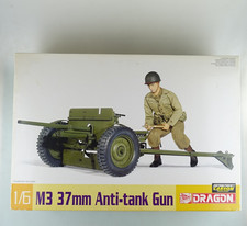 Dragon 1/6 Bausatz Militär M3 37mm Anti-tank Gun ungebaut OVP