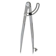 Bogenzirkel mit Bleistifthalter, Längen 150, 200, 250, 300 mm