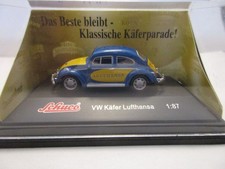 Schuco, VW Käfer Lufthansa, 1:87, blau/gelb, Klassische Käferparade in Schachtel