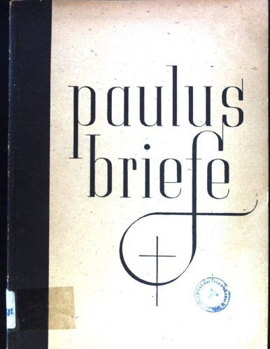 Paulusbriefe rudolphi w - paulusbriefe., rudolphi,