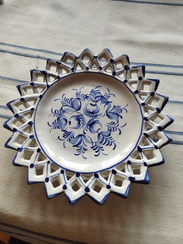 Wandteller delfter blau - delfter,