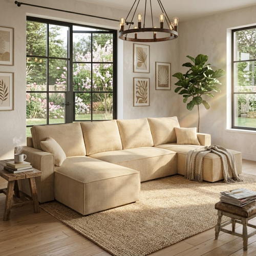 Amber ecksofa u form cord - u, u-form