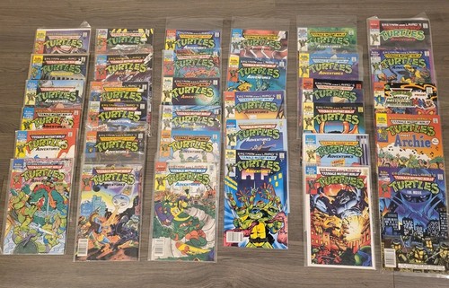 Tmnt archie comic lot - t,