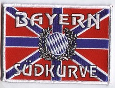 Bayern Aufnäher + SÜDKURVE + Weste Kutte Patch Sammler Westfalen kein Pin
