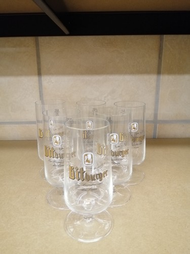 Bitburger bierglas 2 - bitburger, 6x