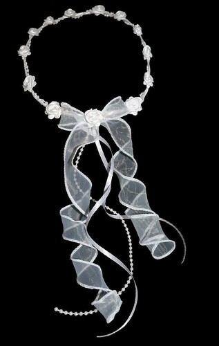 Kopfschmuck weiss ivory - kopfschmuck,