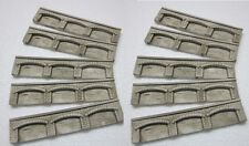 10 Stützmauern  - für H0, TT