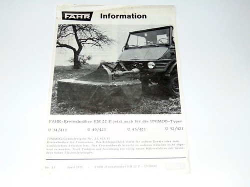 Fahr prospekt 1971 - fahr,