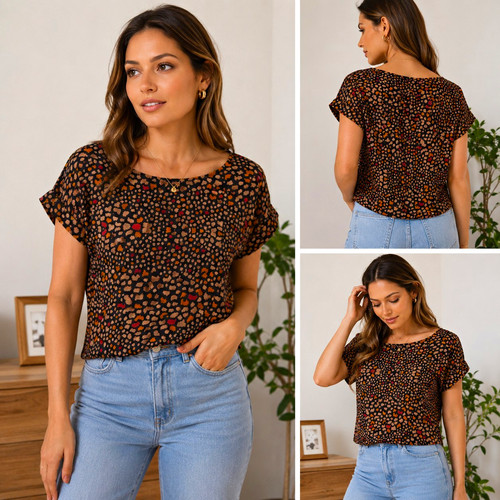 Avon damen bluse kurzarm - avon,