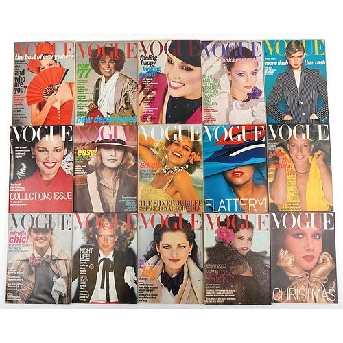 Vogue magazine 1977 bundle - 1977,