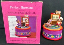 Enesco Perfect Harmony / Klavier Mäuse Mini Action Musical Musik-Spieluhr NEU!