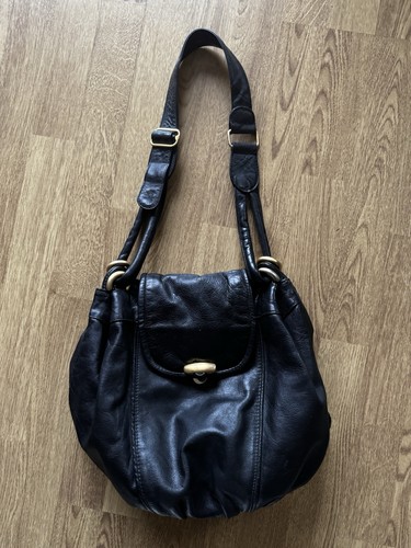Tasche beutel schwarz leder - tasche,