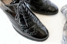 GABOR stylische Budapester-Pumps UK 3,5 - 36 Lack-Leder NP.99,- Super Zustand 