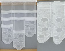 21,5 cm breite Gardine nach Maß KOMBI Scheibengardine Clip-Panneau Bad Typ404