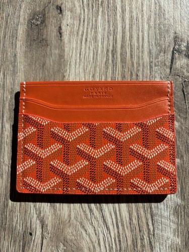 Goyard kartenetui leder orange - goyard,