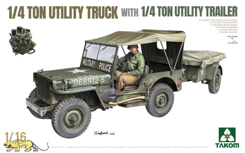 Takom 1026 ton 4x4 - 1026, 1/4-ton
