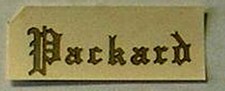 Packard Fallboard Aufkleber