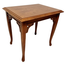 Beistelltisch SELVA, Italien aus Kirschbaumholz H/L/B: 49 x 51 x x40,5 cm