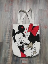 Disney Minnie Micky Mouse Bag Canvas Tasche nature