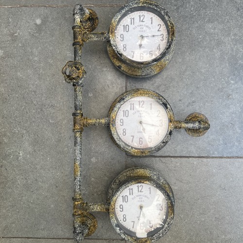 Steampunk industrial wanduhr - industrial,