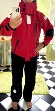 Ölzeuganzug, Segeln, 12skipper Offshore Set Unisex Jacke Rot S  Hose Schwarz M