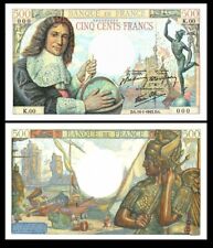 500 Francs, Cinq Cents Francs, Banque de France, Jahr 1943, Reproduktion