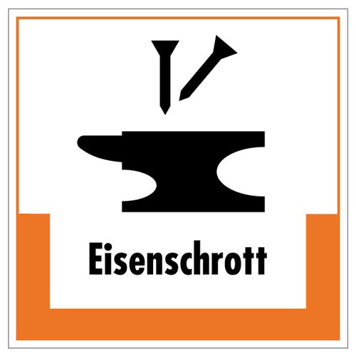 Aufkleber abfallkennzeichnung - aufkleber,