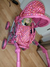 Puppenwagen, Buggy, mit Tragetasche, Puppe Baby Annabell & Sachen