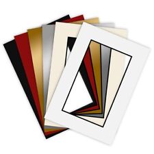 Passepartout nach Maß, mit schwarzem Kern, Konfigurator Maßanfertigung Einleger