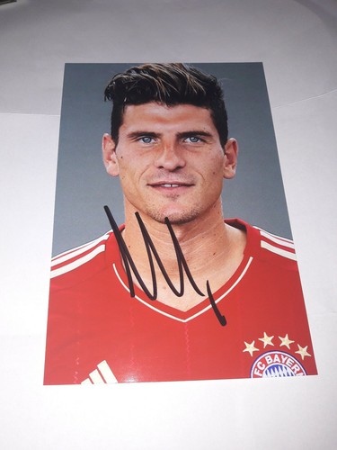 Signiertes foto mario gomez - signiertes,