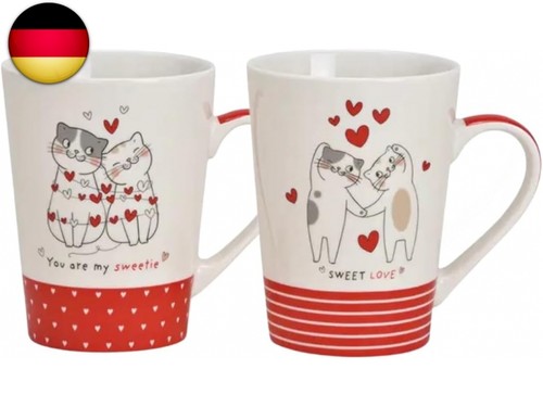 Jumbo kaffeetassen set 2er - kaffeetassen,