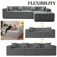 Ecksofa Sofa Couch Cordsofa